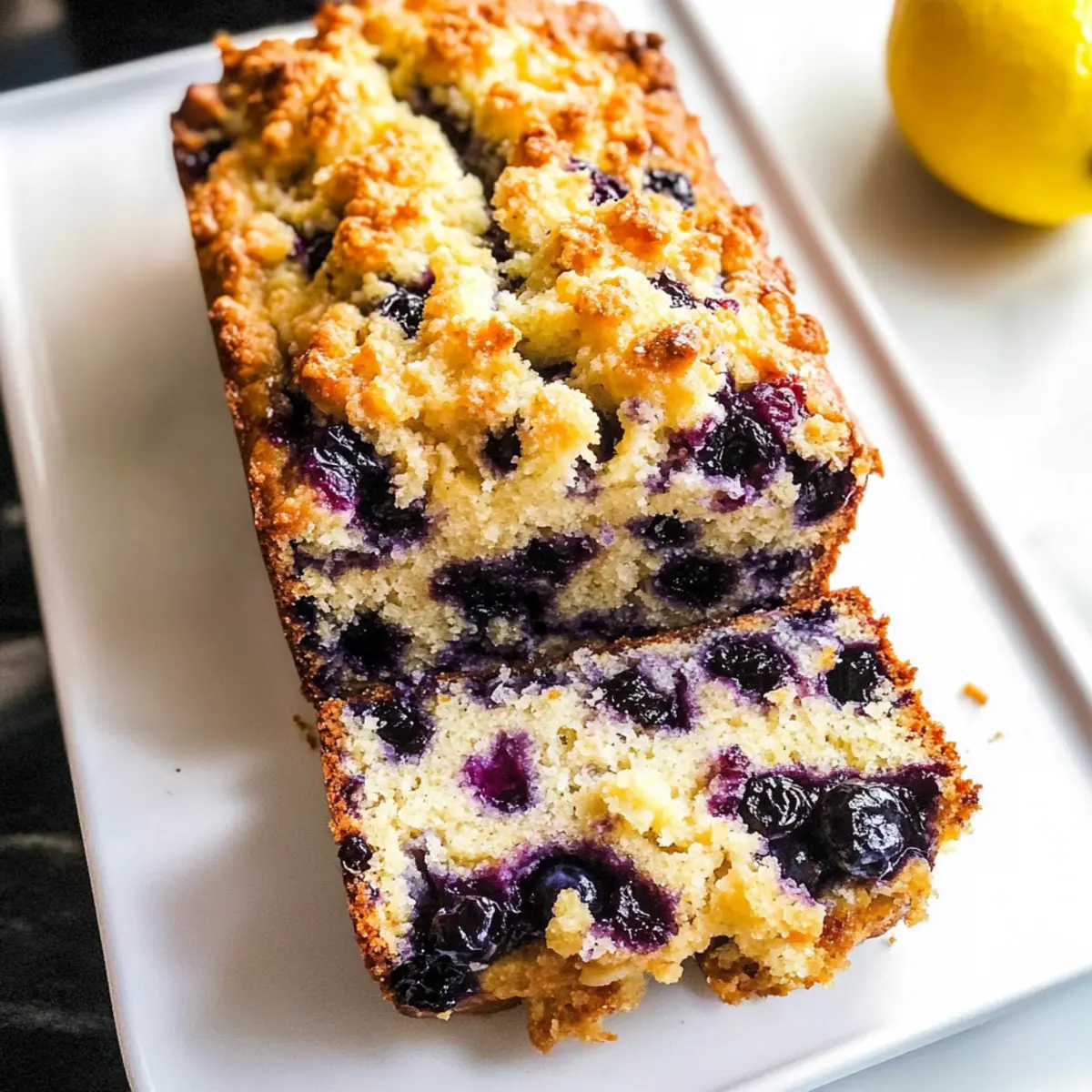 Blueberry and Lemon Loaf: A Zesty Twist on Classic Flavor