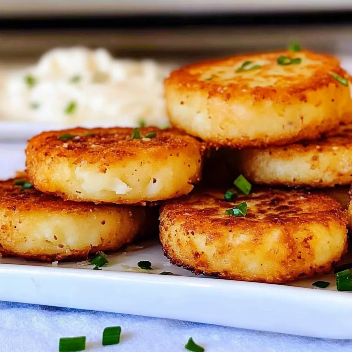 Crispy Fried Mashed Potato Cakes for Perfect Comfort Food Bliss