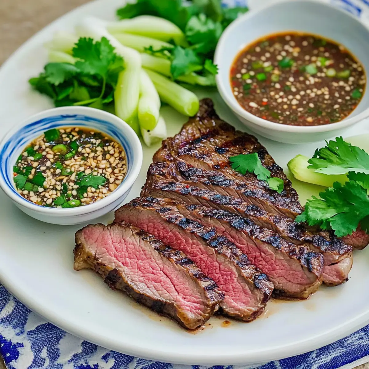 Crying Tiger Beef with Nam Jim Jaew Sauce: A Flavor Adventure