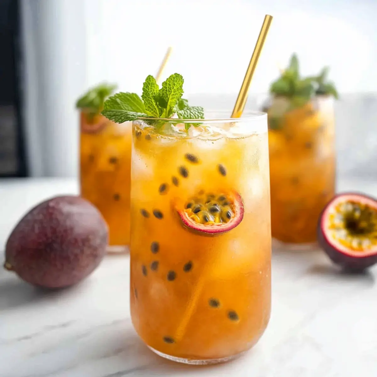 Passion Fruit Iced Tea: A Refreshing Sip for Summer Bliss