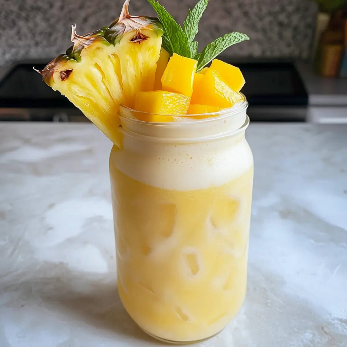 Refreshing Mango Pineapple Refresher for a Guilt-Free Treat
