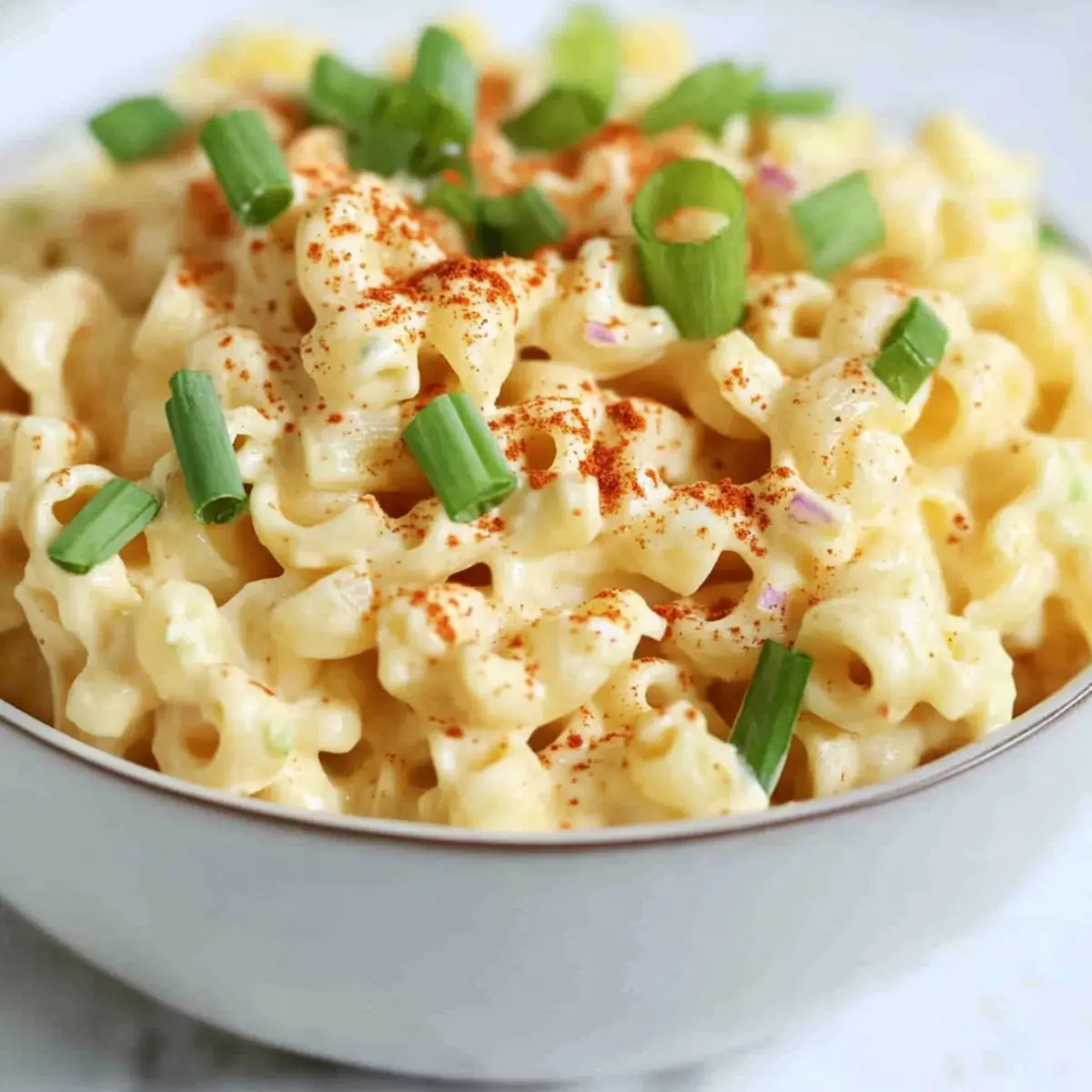 Creamy Deviled Egg Pasta Salad Perfect for Summer Gatherings
