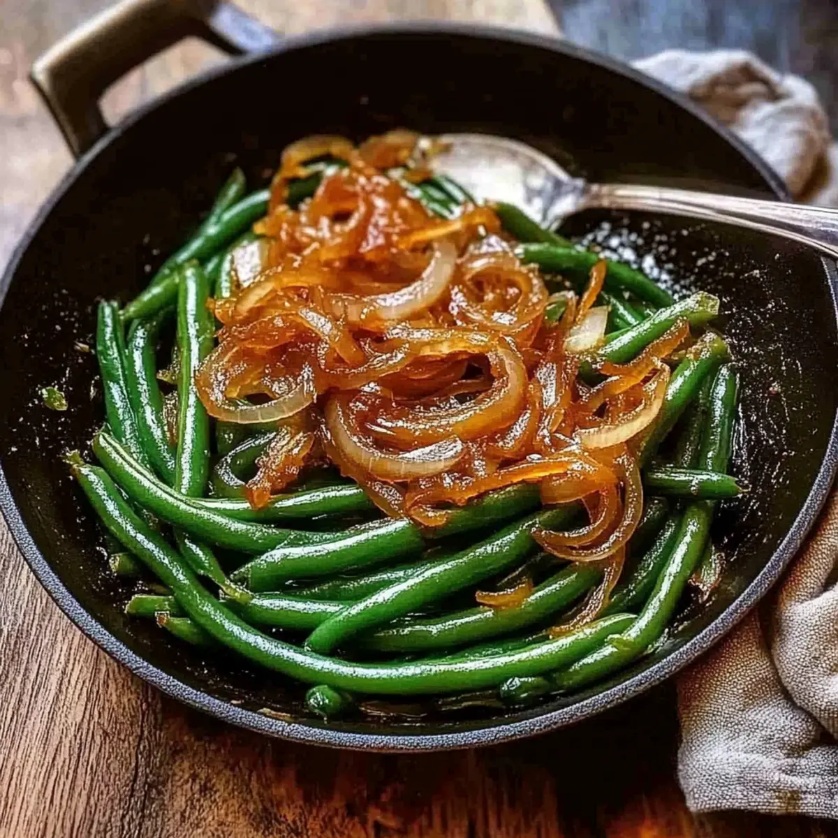 Sautéed Green Beans with French Onions for Ultimate Flavor
