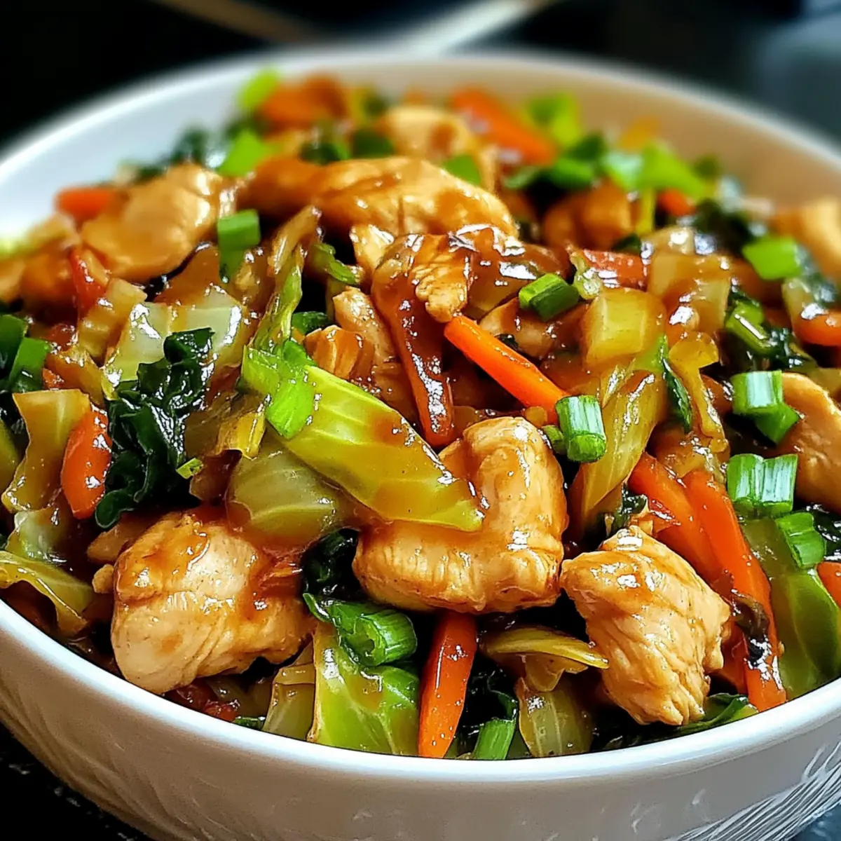 Delicious Chicken Cabbage Stir-Fry in Just 25 Minutes