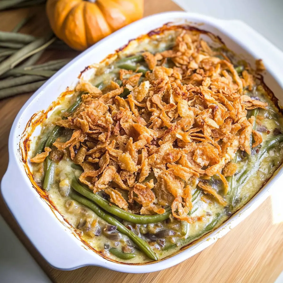 Delicious Campbells Green Bean Casserole for Your Thanksgiving Table