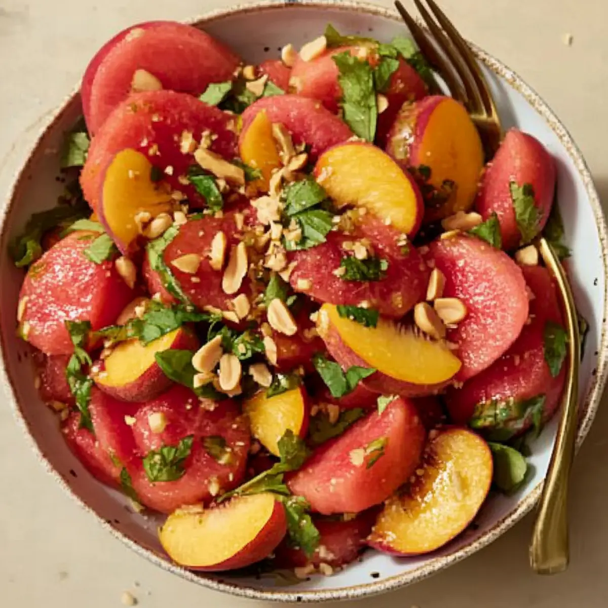 Zesty Thai Watermelon Salad: A Refreshing Summer Delight