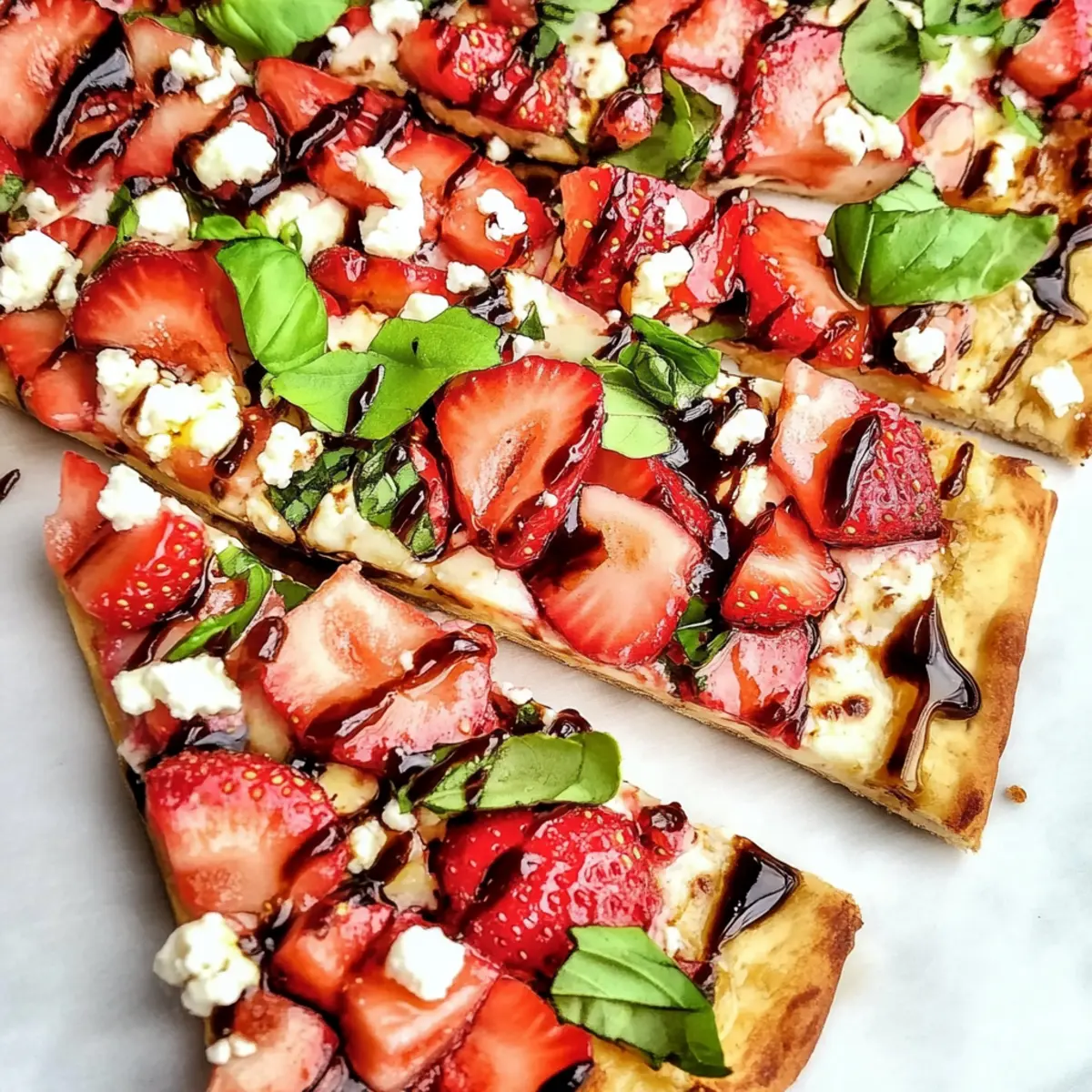 Balsamic Strawberry Flatbread: A Fresh Summer Delight
